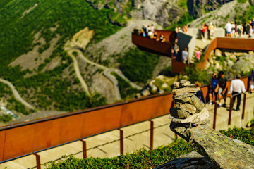 Trollstigen viewpoint in Norway