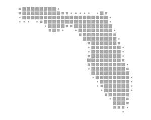 Fototapeta na wymiar Karte von Florida