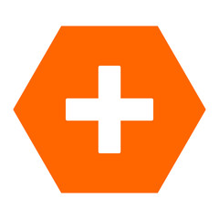 Fototapeta premium Plus und Sechseck