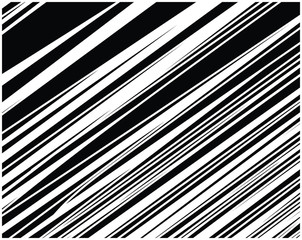 Digital image with a psychedelic stripes Wave design black and white. Optical art background. Texture with wavy, curves lines. Vector illustration