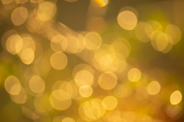 Obraz premium Abstract background of soft golden bokeh