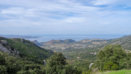 Obraz premium Corsica is a beautiful french island in Mediterranean sea