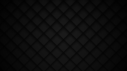 Black background, Abstract geometric square design on texture wall. Vector illustration. eps 10