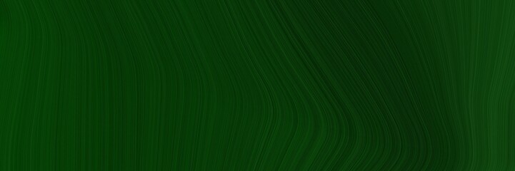 curvy background illustration with very dark green color