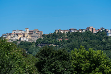 Fototapeta na wymiar Summer landscape in Irpinia, Southern Italy. Altavilla Irpina