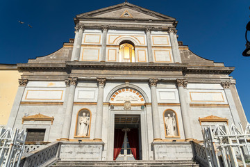 Avellino, Italy: cathedral facade