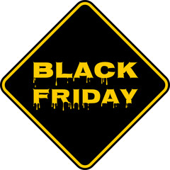 Black Friday / Blackfriday Sign I Inverted