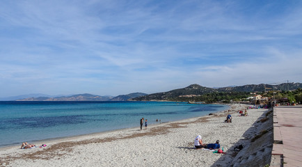 Corsica is a beautiful french island in Mediterranean sea