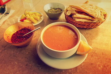 Traditional turkish soup