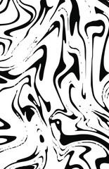 Marble texture, abstract border frame, futuristic design background, liquid dynamic background, black and white vector illustration.