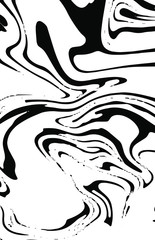 Marble texture, abstract border frame, futuristic design background, liquid dynamic background, black and white vector illustration.