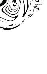 Marble texture, abstract border frame, futuristic design background, liquid dynamic background, black and white vector illustration.