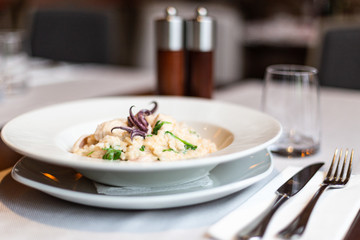 Seafood Risotto with Fresh Parsley