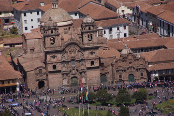 Obraz premium View of the Church of the Society of Jesus Cusco Peru