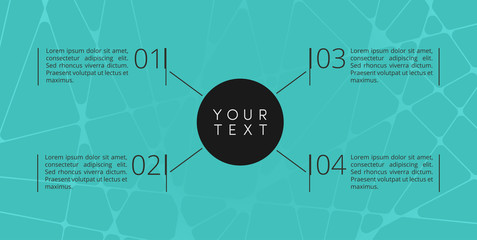 Modern Infographic Report Template | EPS10 Vector