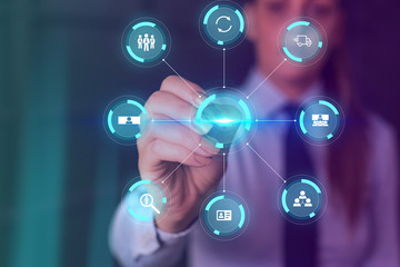 Picture photo system network scheme modern technology smart device