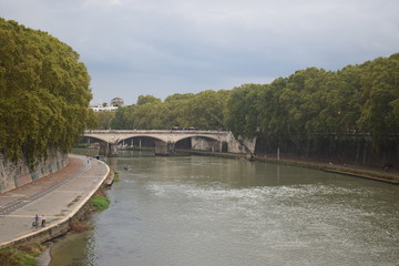 Fototapeta na wymiar Tiber river, Rome