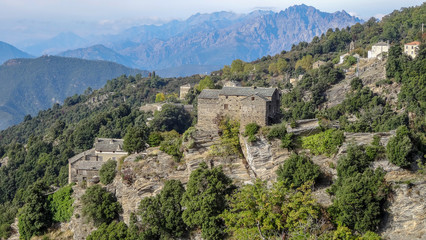 Corsica is a beautiful french island in Mediterranean sea