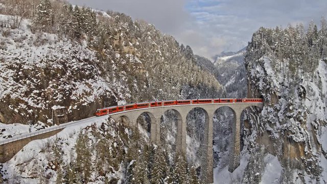 Landwasser Viaduct Швейцария