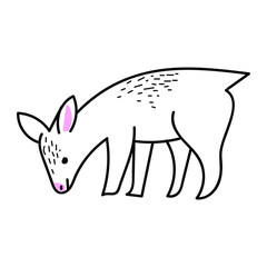 Cute nursery animals. funny baby animals