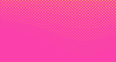 Pink halftone pop art background abstract vector comics style blank layout template with clouds beams and isolated dots pattern. For sale banner for your designe 1960s. with copy space eps10