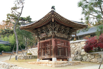 Fototapeta na wymiar Bongeunsa Buddhist Temple of South Korea