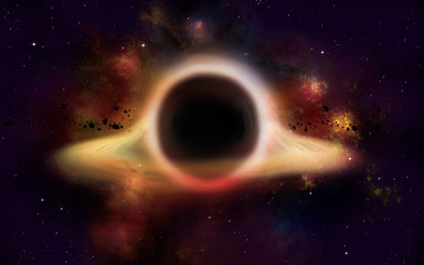Imaginary Deep Space Black Hole