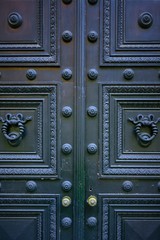 Vintage door of a house