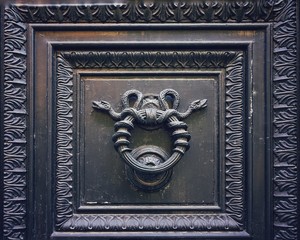 Vintage door of a house