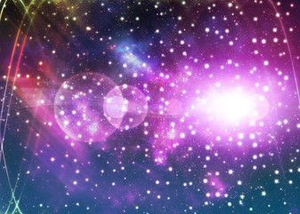 Fractal starry space