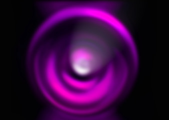 Abstract yellow background of purple spin radial motion blur.