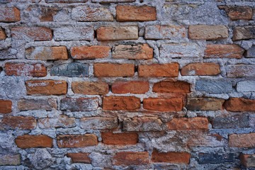 Old brick wall in a background image