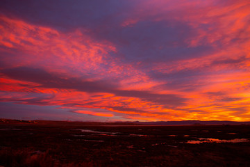  Sunrise in the desert of El Calafate Argentina