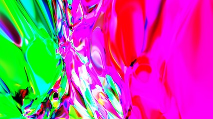 Futuristic neon green and pink background of standard scaled size 1920*1080. Abstract creative wallpaper for website, banner, cover, poster