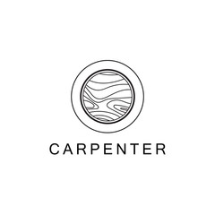 Business Logo Design with Carpenter Idea