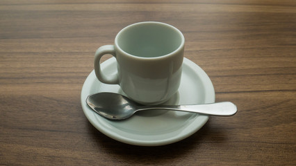 Xicara de Café e chá vazia