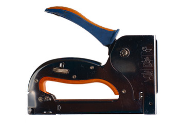 Construction stapler isolate on a white background.