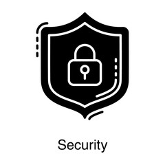 Obraz premium Security Solid Vector 