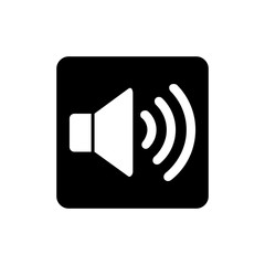 speaker icon vector design symbol