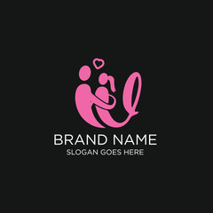 Creative and modern W letter wedding logo design template vector eps for use wedding party or shop  purpose