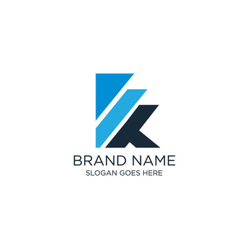 Creative and modern K letter logo design template vector eps for use business purpose