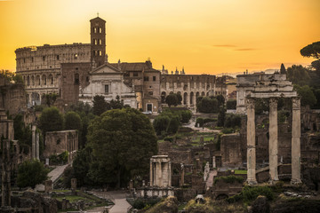 Obraz na płótnie Canvas Rome at sunrise