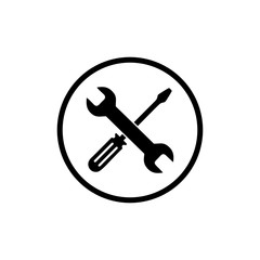 repair,repair tool,screwdriver icon vector design symbol