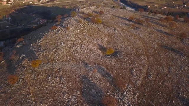 Town of Doclea (Duklja) and river Moraca