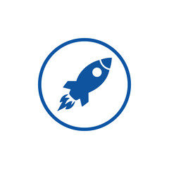 rocket icon vector design symbol