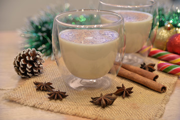 Traditional Christmas cocktail.