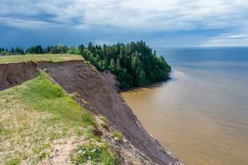 View of lake Onega from mount Andoma
