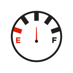 Obraz premium Fuel Gauge Icon Vector