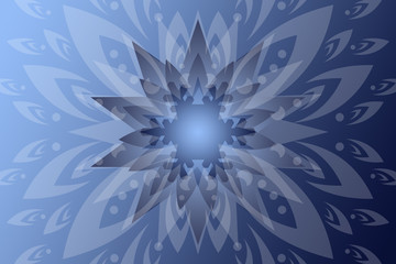 Stylish blue background for presentation, printing, business cards, banner