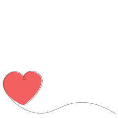 Valentine day background with heart design vector illustration